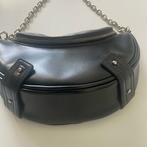 Black Chain Strap Handbag